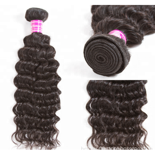 Soft deep curl hair extension new cheap mongolian 360 frontal